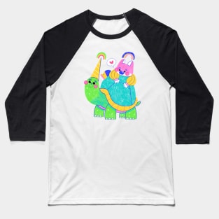 Turtle Dog Baseball T-Shirt